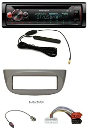 Автомагнитола для Renault Twingo (с 2015) Pioneer USB DAB MP3 Bluetooth CD бежево-серая