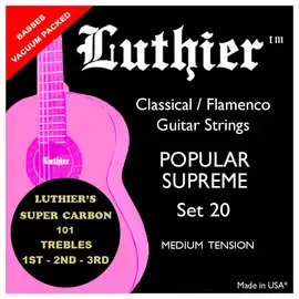 Струны для классической гитары Luthier LU-20SC