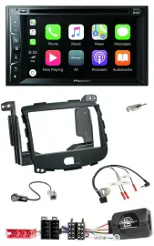 Pioneer Lenkrad USB DVD Bluetooth DAB 2DIN Autoradio für Hyundai i10 09-13 Rubbe