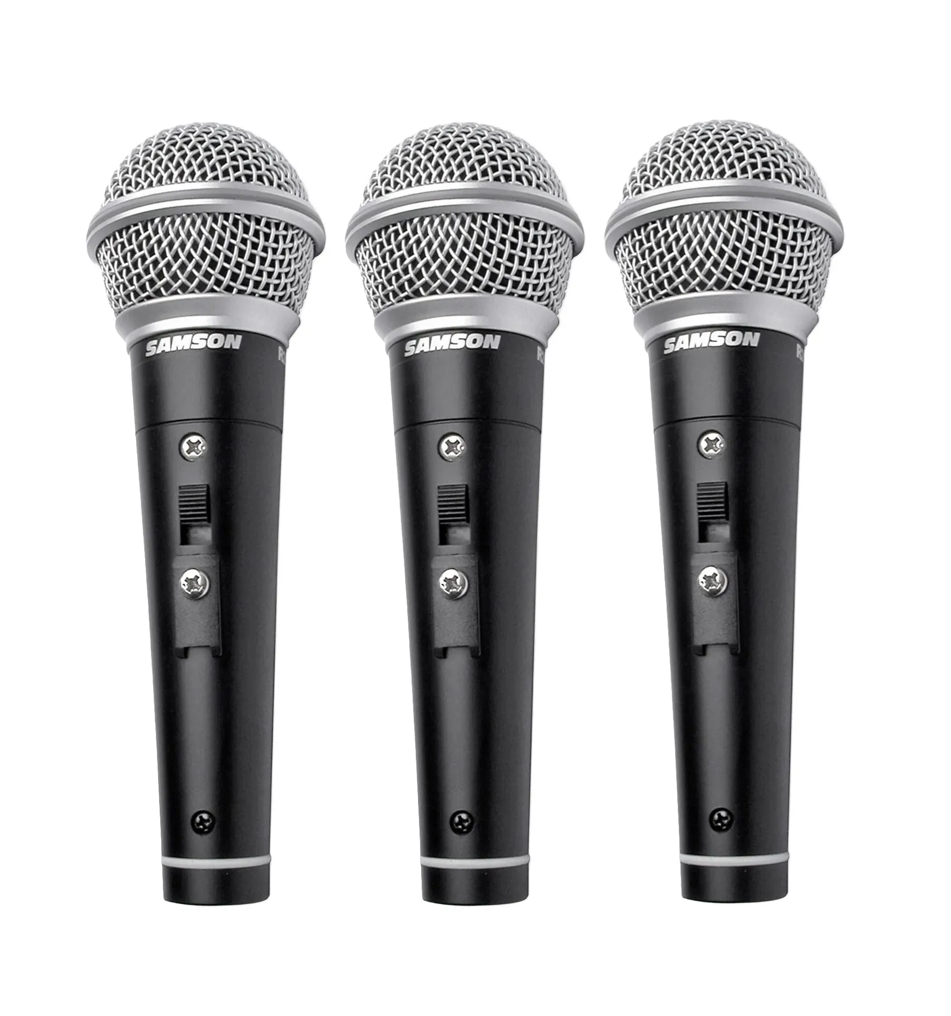 Вокальный микрофон Samson R21S-3 Black (3 штуки)