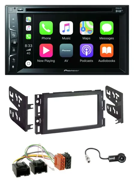Pioneer MP3 USB DVD Bluetooth DAB 2DIN Autoradio für Chevrolet Equinox Impala Mo