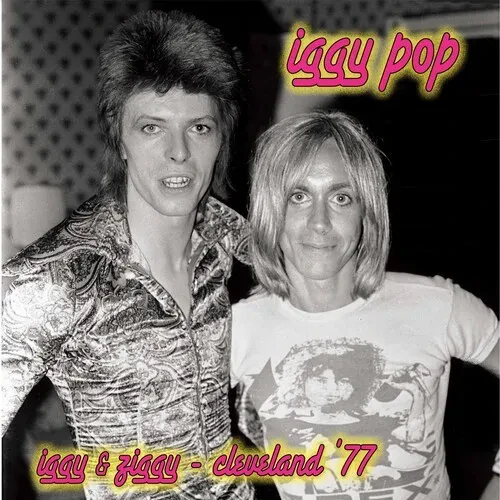 Виниловая пластинка Iggy Pop - Iggy & Ziggy - Cleveland '77 [New Vinyl LP] Colored Vinyl, Pink, Silv