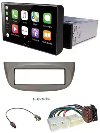 Pioneer Bluetooth MP3 DAB USB Autoradio für Renault Twingo ab 2012 beige-grau