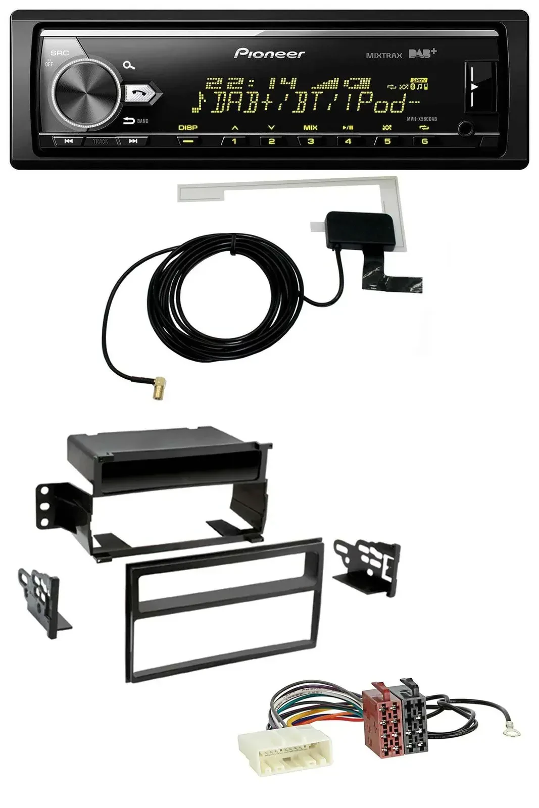 Автомагнитола для Nissan Versa/Tiida (с 2007) Pioneer Bluetooth, DAB, USB, MP3