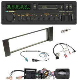 Blaupunkt USB DAB Bluetooth Lenkrad Autoradio für Audi A4 00-04 B6 Quadlock Fakr