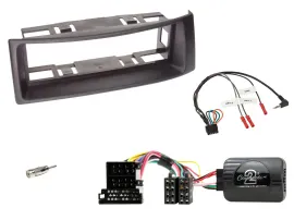 Radioset Lenkradadapter DIN Autoradio für Renault Megane Scenic 1999-2003 schwar