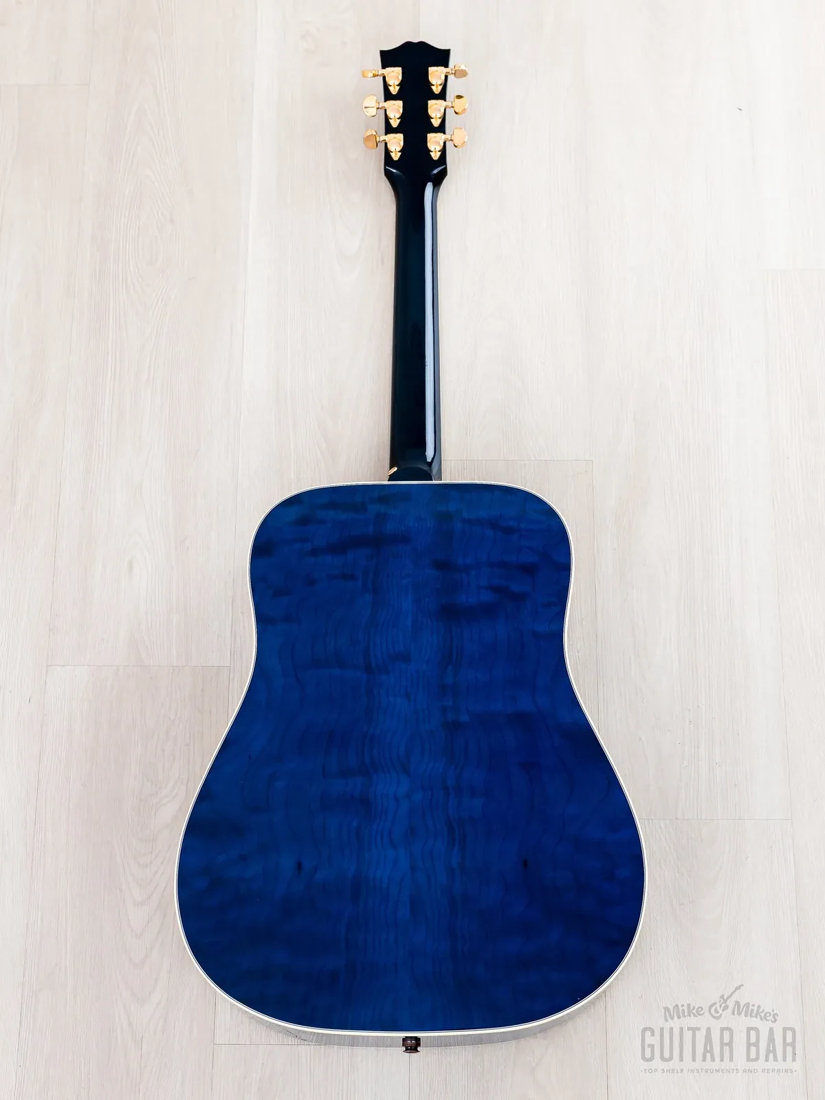 Б/У электроакустическая гитара Gibson Custom Shop Hummingbird Viper Blue (2022)