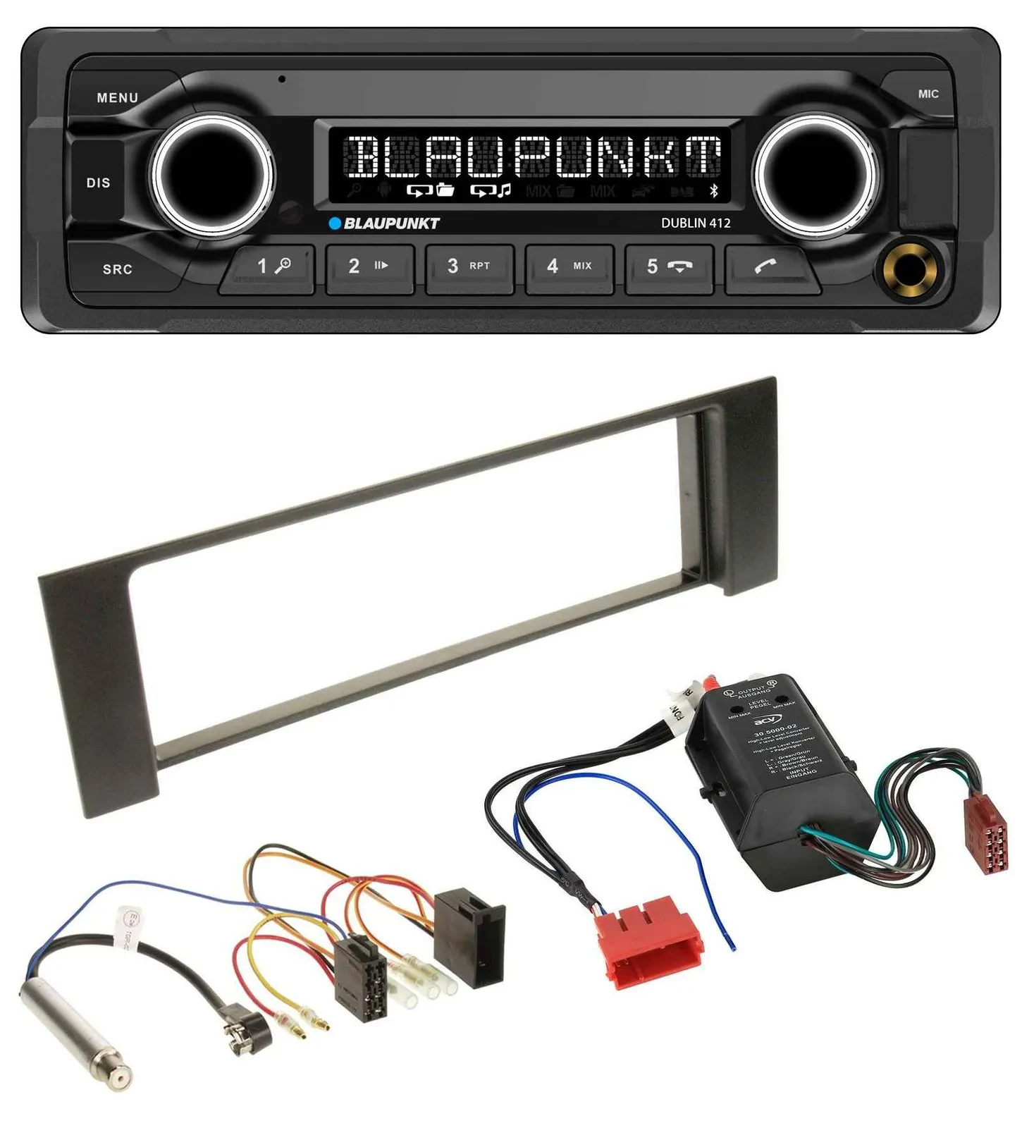 Blaupunkt MP3 Bluetooth USB AUX Autoradio für Audi A4 B6 00-04 Bose Aktivsystem