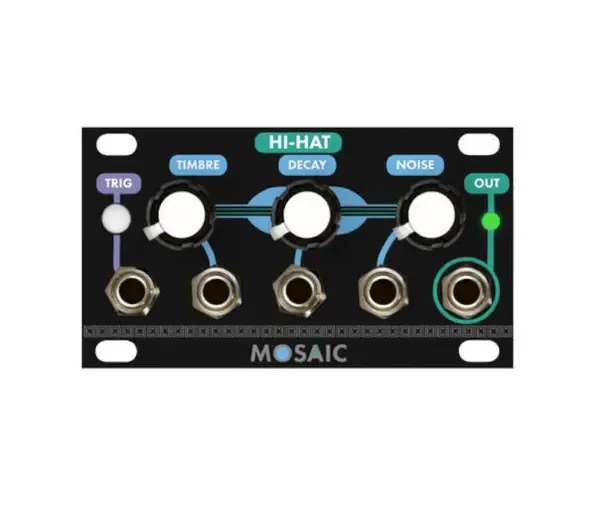 Модульный студийный синтезатор Mosaic Hi-Hat Eurorack Module