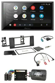 Pioneer USB 2DIN DAB Lenkrad Bluetooth Autoradio für BMW 5er E39 01-04 Aktivsyst
