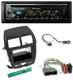 Pioneer DAB MP3 CD USB Bluetooth Autoradio für Mitsubishi ASX (2010-2014)