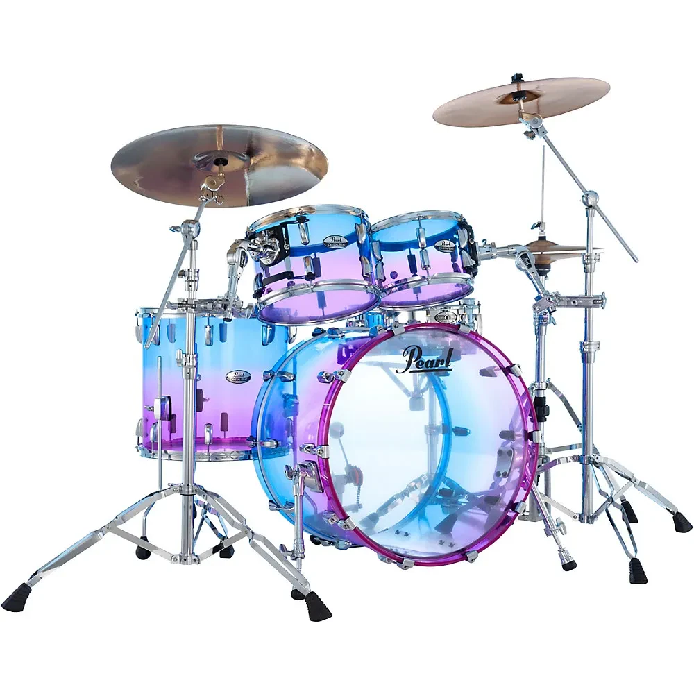 Барабанная установка Pearl Crystal Beat акриловая 4-piece 22"/10"/12"/16", Cotton Candy Fade (набор, 4 шт.)