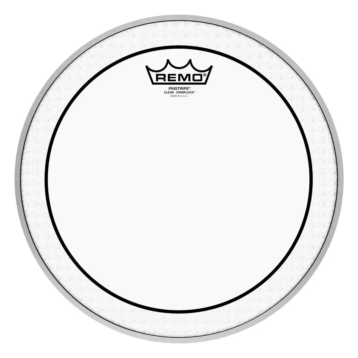 Пластик для барабана Remo 12" Pinstripe Clear Crimplock