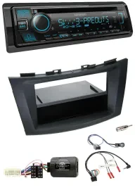 Kenwood Bluetooth USB CD Lenkrad DAB Autoradio für Suzuki Swift Sport ab 2011 sc