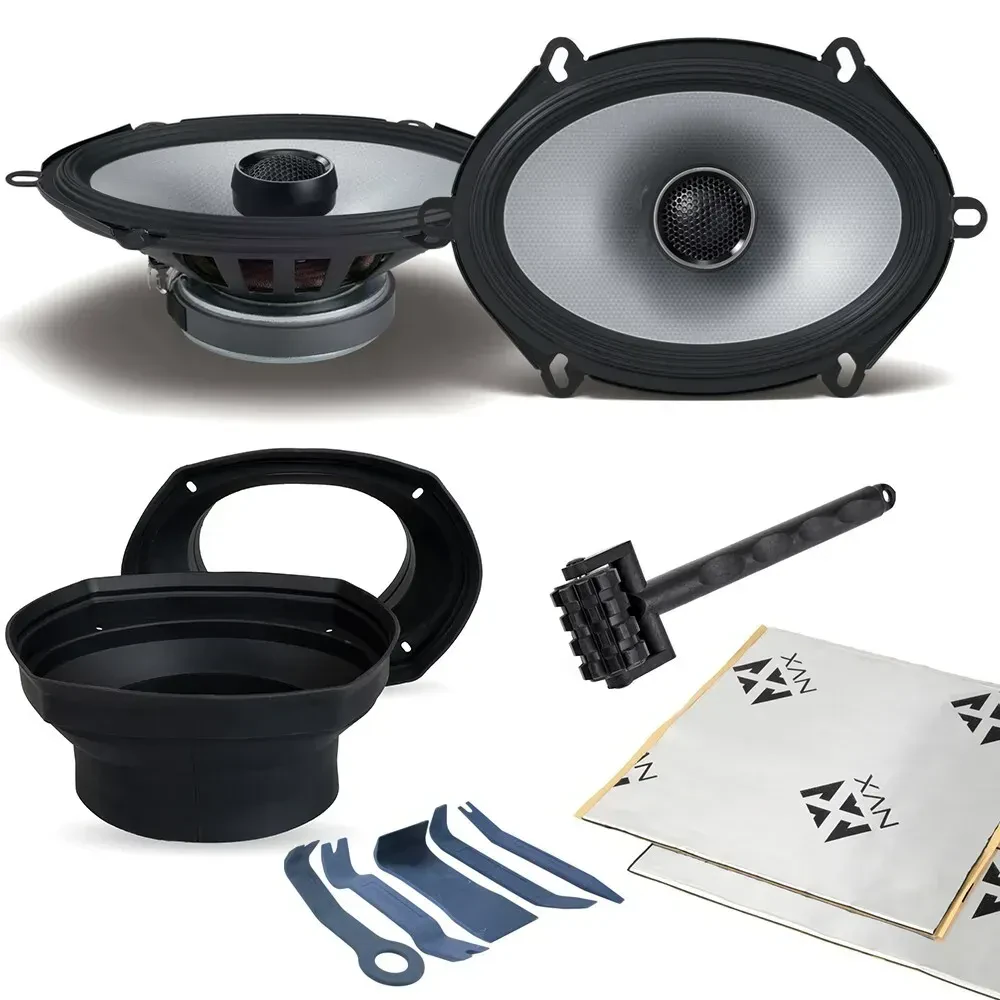 Акустическая система для автомобиля Alpine S2-S68 6x8" 150W коаксиальная (набор) с аксессуарами