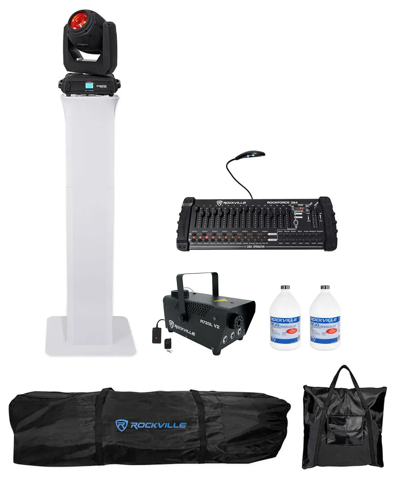 Комплект светового оборудования Chauvet DJ Intim Beam 140 SR + RTP32W + ROCKFORCE 384-2