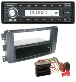 Continental MP3 AUX USB DAB 1DIN Autoradio für Smart ForTwo 451 ForFour 454 Quad