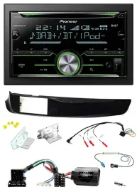 Pioneer Bluetooth Lenkrad DAB 2DIN USB CD Autoradio für Alfa Giulietta 940 10-14