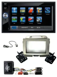 Blaupunkt SD USB TMC Bluetooth 2DIN Lenkrad Navigation für Kia Sportage 3 Navi 1