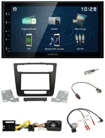 Автомагнитола для BMW 1 Series E81/E82 Kenwood 2DIN Bluetooth, USB, DAB, поддержка управления на руле