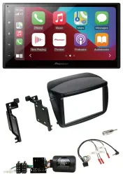 Pioneer USB Lenkrad DAB 2DIN Bluetooth Autoradio für Fiat Doblo ab 2010 Opel Com