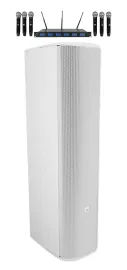 JBL CBT 70JE-1-WH White 500w Extension For CBT 70J-1 Line Array Speaker+(6) Mics