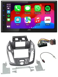 JVC Bluetooth USB MP3 2DIN DAB Autoradio für Ford Transit mit Display 2012-2018