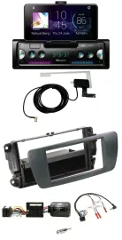 Автомагнитола для Seat Ibiza Pioneer DAB, Bluetooth, USB, черная