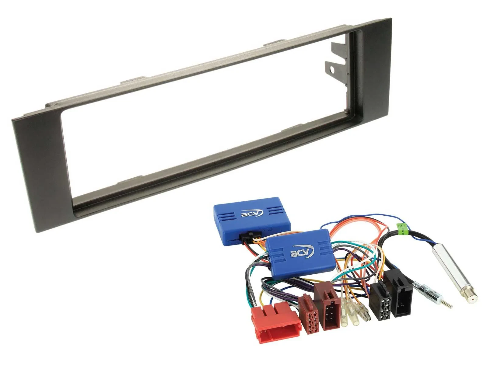 Einbauset CAN-Bus DIN Autoradio für Audi A3 8P 8PA 2003-2006 schwarz Teilaktiv