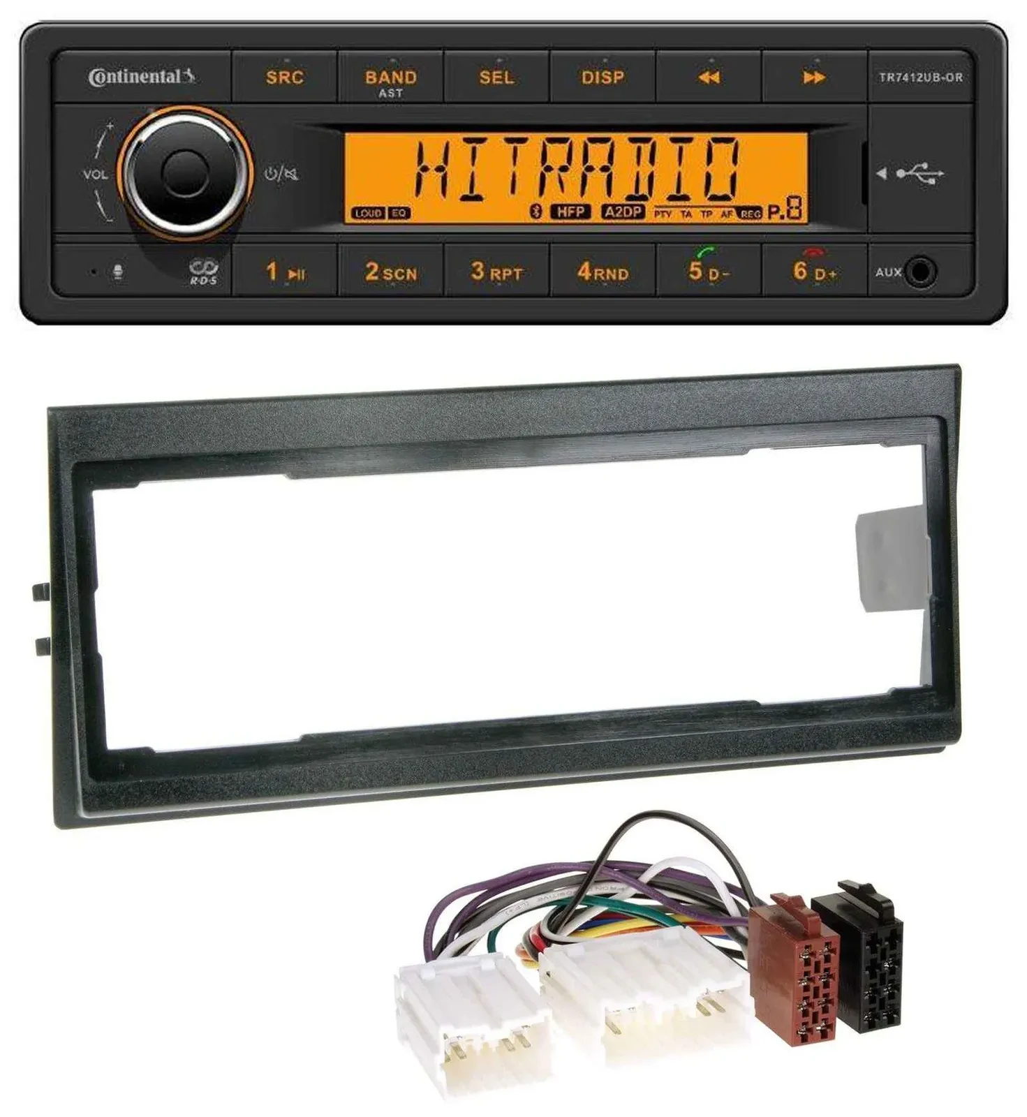 Continental MP3 Bluetooth AUX USB Autoradio für Volvo 940, 960, S40 (bis 2000)