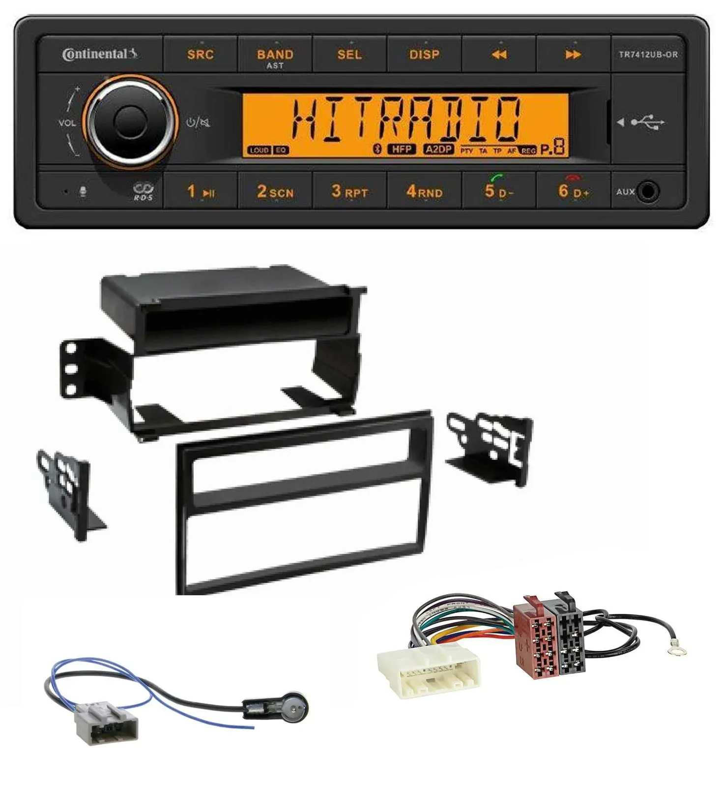 Continental MP3 Bluetooth AUX USB Autoradio für Nissan Tiida Versa C11 2007-2011