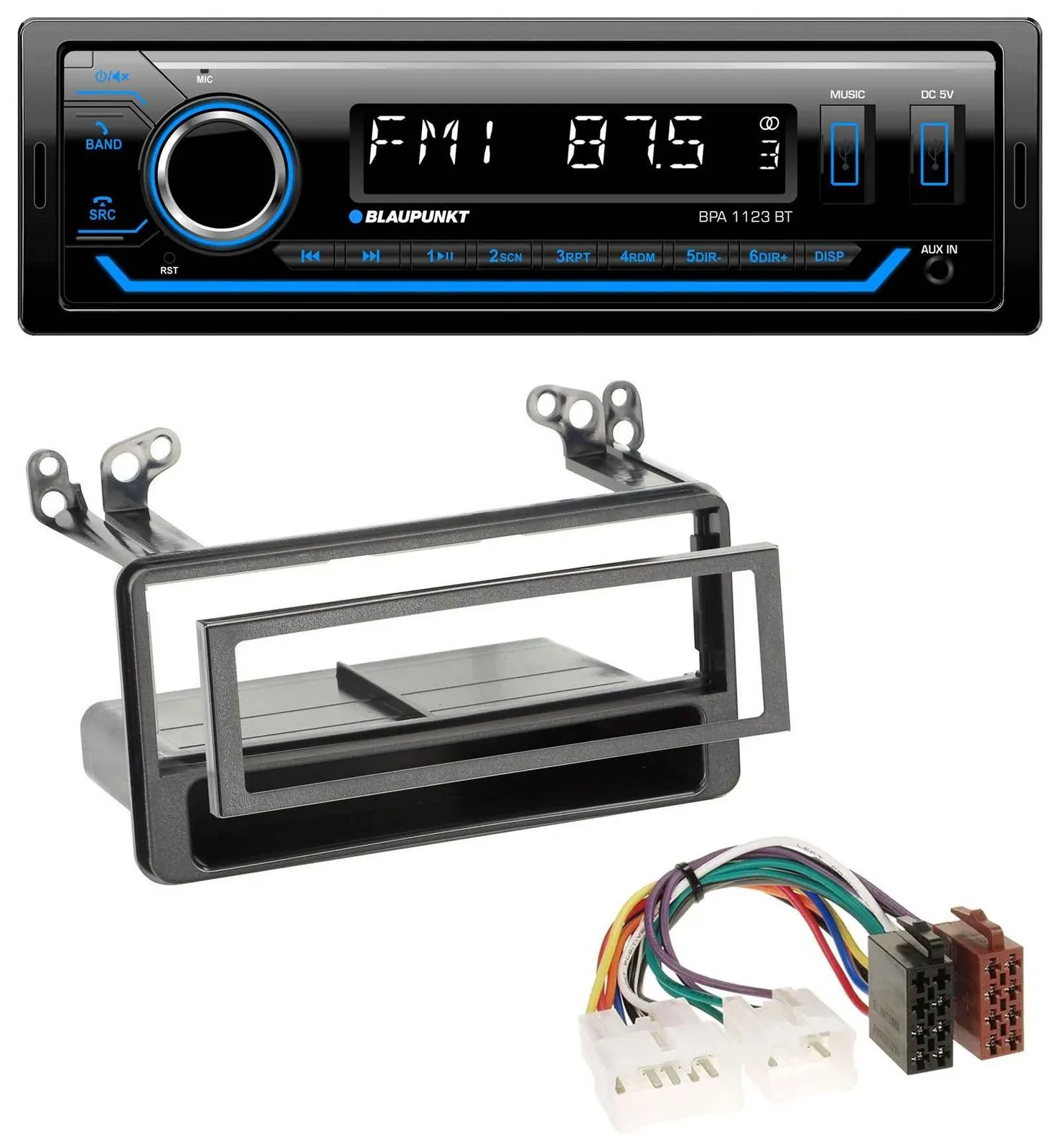 Blaupunkt MP3 Bluetooth USB AUX Autoradio für Toyota MR2, RAV4, Yaris Verso