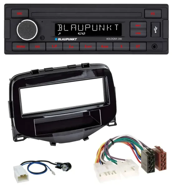 Blaupunkt MP3 AUX USB 1DIN Autoradio für Toyota Aygo (2014-2021)