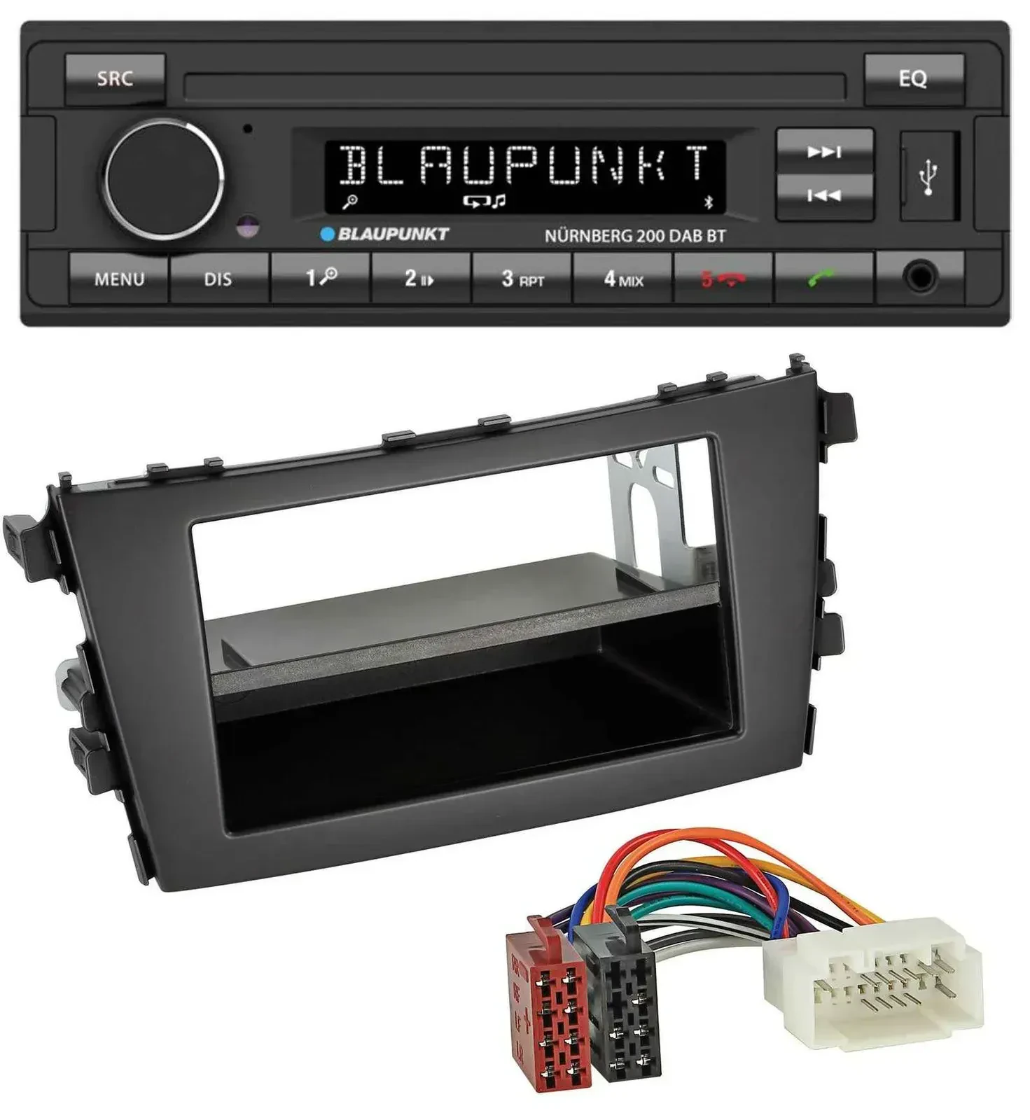 Blaupunkt USB DAB MP3 Bluetooth Autoradio für Suzuki Celerio (LF, ab 2014)