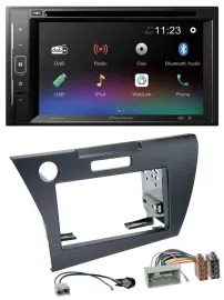 Автомагнитола для Honda CR-Z Pioneer 2DIN Bluetooth USB DAB DVD MP3