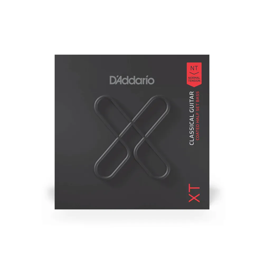 Струны для классической гитары D'Addario XTDN-3B XT Dynacore (набор, 3 шт., басовые), посеребрённые