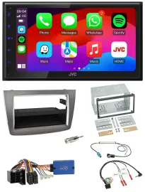 JVC Bluetooth USB Lenkrad 2DIN DAB Autoradio für Alfa Romeo Mito 13-18 955 ISO s