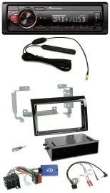 Автомагнитола для Fiat Ducato 2008–2011 Pioneer 1 DIN, DAB, USB, совместима с кнопками на руле