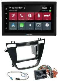 Blaupunkt DAB Bluetooth USB MP3 2DIN Autoradio für Opel Insignia 08-13 schwarz