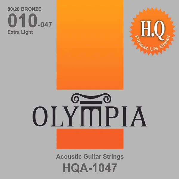 Струны для акустической гитары Olympia HQA1047 10-47, бронза