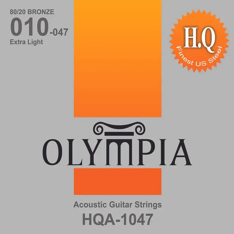 Струны для акустической гитары Olympia HQA1047 10-47, бронза