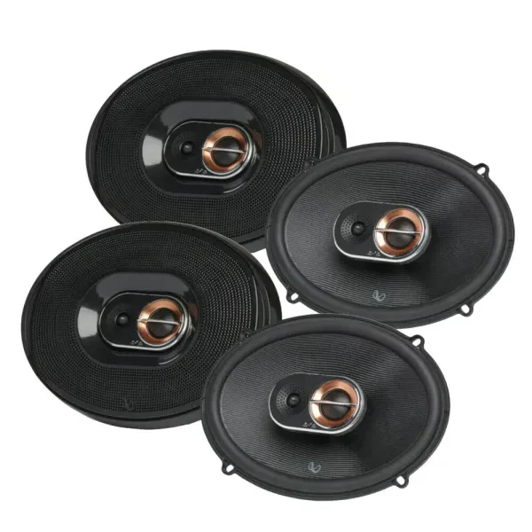 (2-Pairs) Infinity Kappa 693M | 480W Peak 6x9” 3-Way Speakers