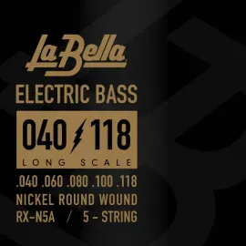 Струны для 5-струнной бас-гитары La Bella RX-N5A 40-118