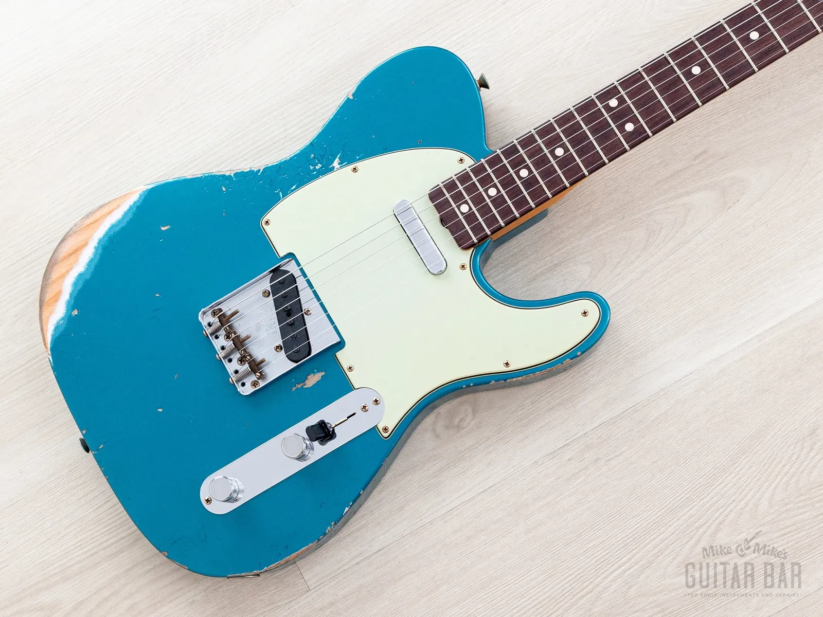 2025 Fender Custom Shop 1963 Telecaster Heavy Relic Ocean Turquoise w/ Case, CoA