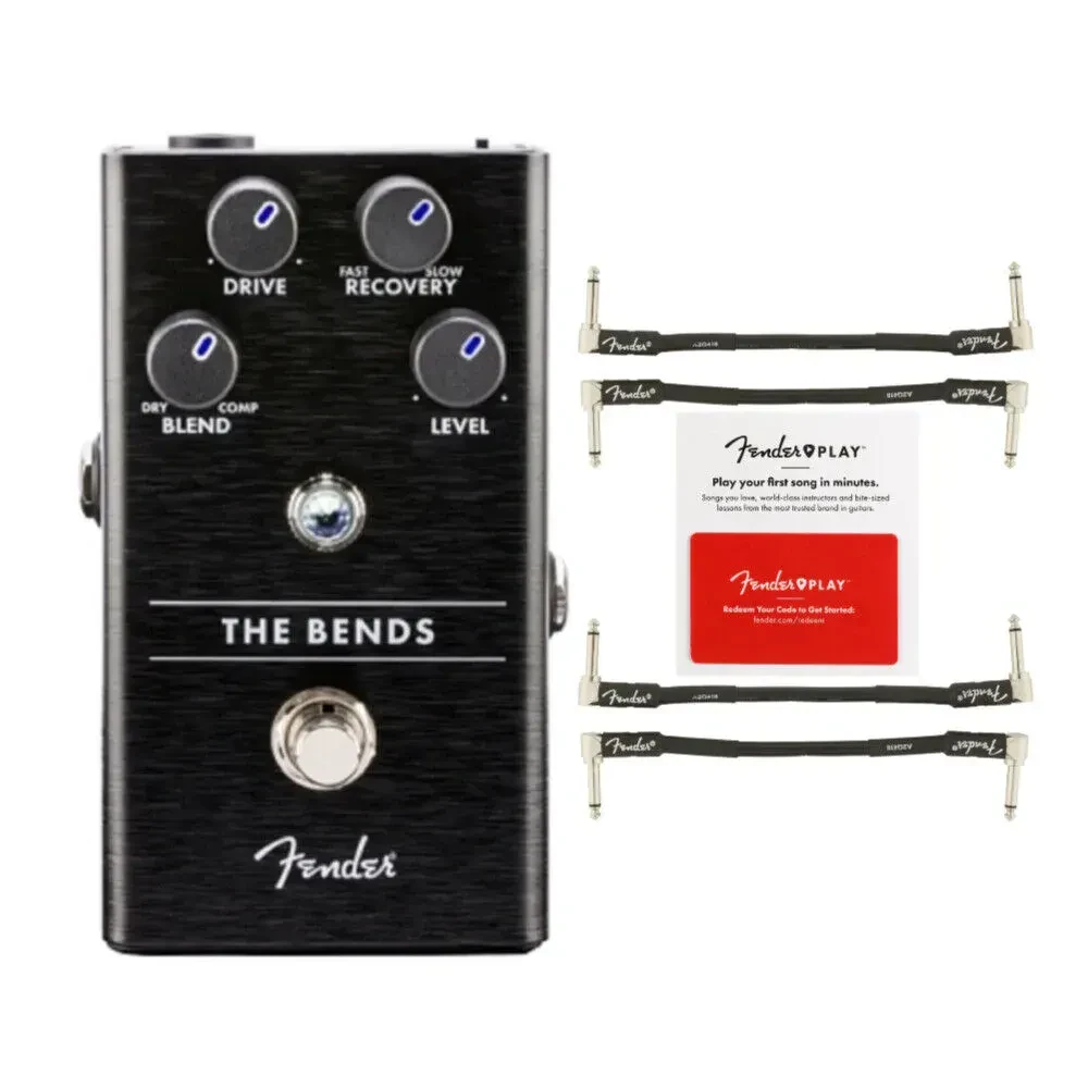 Педаль эффектов для электрогитары Fender The Bends Compressor с аксессуарами