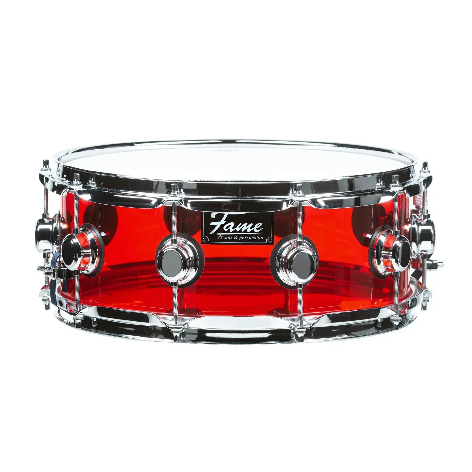 Малый барабан Fame Audio Crystallica Acryl 14x5.5 Red