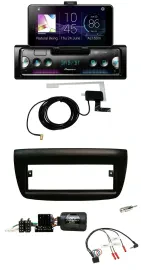 Автомагнитола Pioneer DAB, Bluetooth, USB, для Fiat Doblo 2012–2015, черная