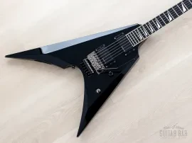 Б/У электрогитара ESP Arrow 2011, чёрный, Seymour Duncan Blackout, Floyd Rose, с кейсом