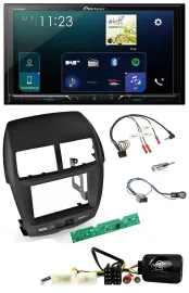 Pioneer Lenkrad Bluetooth USB 2DIN DAB Autoradio für Mitsubishi ASX 2010-2014