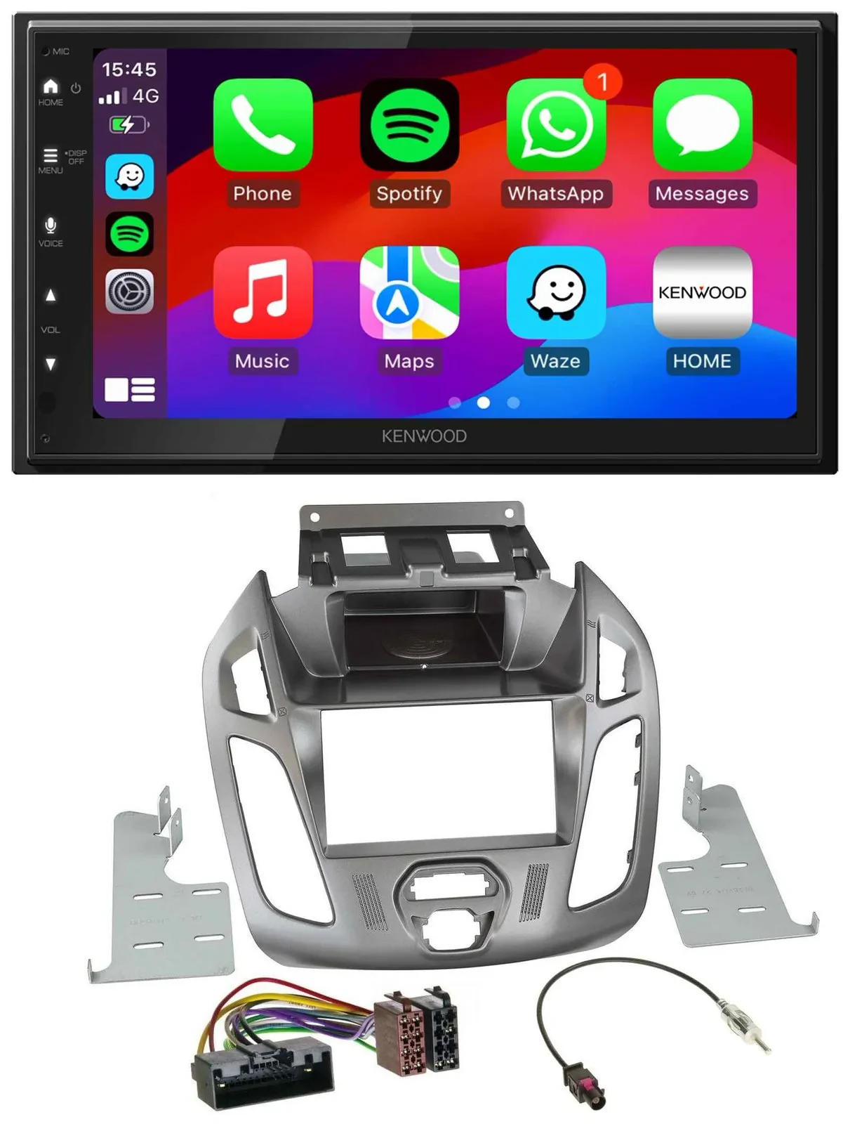 Kenwood MP3 USB DAB 2DIN Bluetooth Autoradio für Ford Transit 2013-2018 ohne Dis